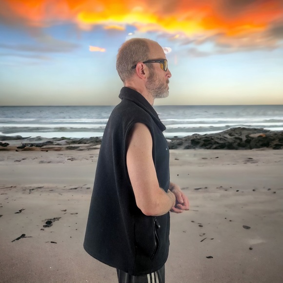 Columbia Black Zip Up Fleece Vest Core Interchange XL - Picture 10 of 13